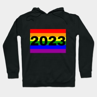 Happy New Year 2023,  LBGTQ+ Flag Hoodie